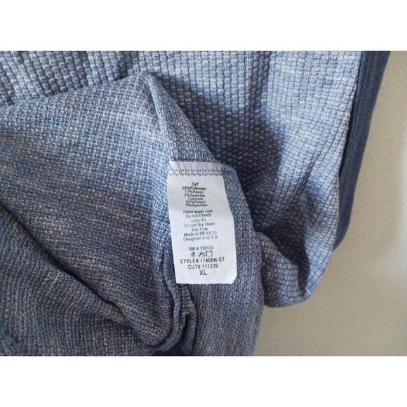 Pink Clover Tank Top Sleeveless Stretch Round Neck Blue Size XL - Picture 4 of 5